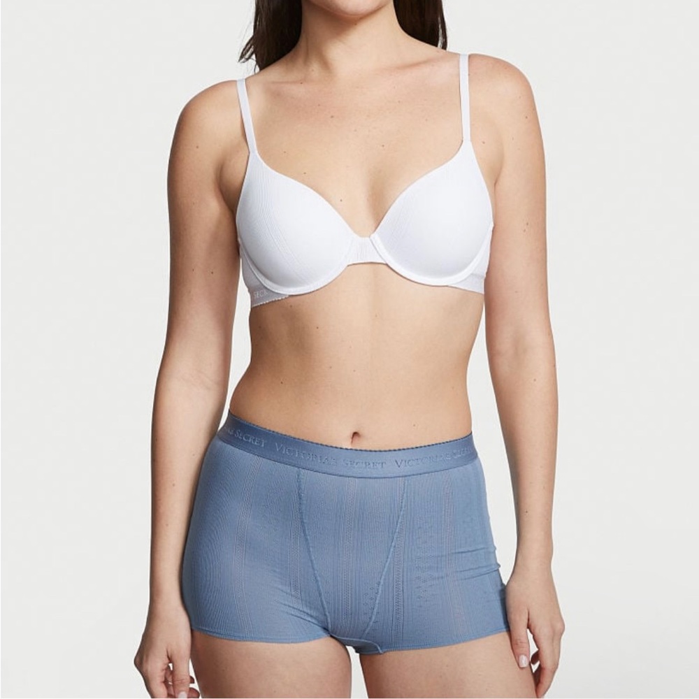 NWT Victoria Secret Panty - Faded Denim - Size L